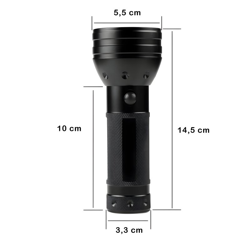 M003A   LATARKA UV LED TAKTYCZNA POLICYJNA AKUMULATOROWA SZPERACZ TESTER BURSZTYNU E858