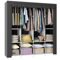 M005C   SZAFA MATERIAŁOWA TEKSTYLNA SKŁADANA GARDEROBA ORGANIZER PÓŁKA DUŻA XXL  -O1028