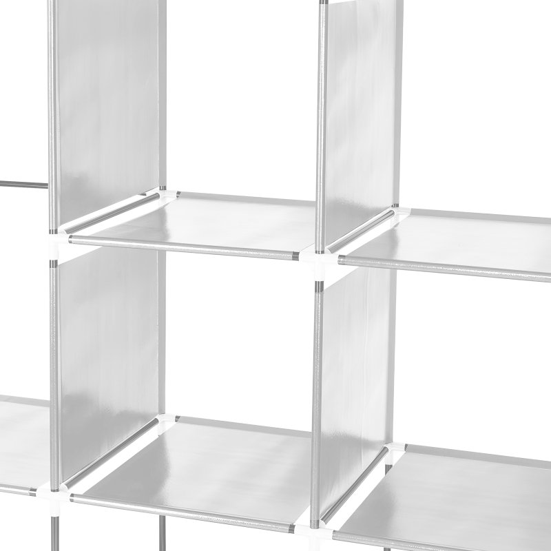 M005C   SZAFA MATERIAŁOWA TEKSTYLNA SKŁADANA GARDEROBA ORGANIZER PÓŁKA DUŻA XXL  -O1028
