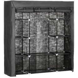 M005C   SZAFA MATERIAŁOWA TEKSTYLNA SKŁADANA GARDEROBA ORGANIZER PÓŁKA DUŻA XXL  -O1028
