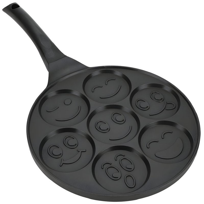 M046D (ALEJA2) Z034G PATELNIA DO NALEŚNIKÓW JAJEK PANCAKES PLACKÓW 26CM NON-STICK FOREMKI BUŹKI  -O905
