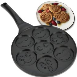 M046D (ALEJA2) Z034G PATELNIA DO NALEŚNIKÓW JAJEK PANCAKES PLACKÓW 26CM NON-STICK FOREMKI BUŹKI  -O905