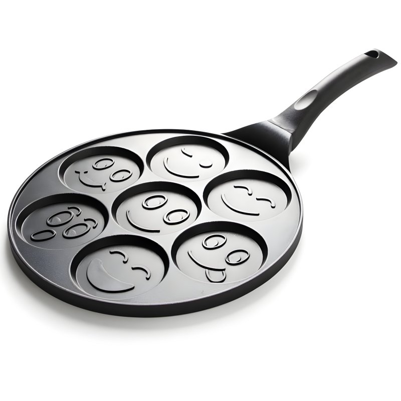 M046D (ALEJA2) Z034G PATELNIA DO NALEŚNIKÓW JAJEK PANCAKES PLACKÓW 26CM NON-STICK FOREMKI BUŹKI  -O905