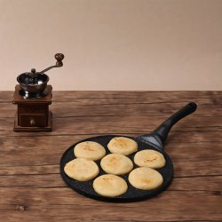 M046D (ALEJA2) Z034G PATELNIA DO NALEŚNIKÓW JAJEK PANCAKES PLACKÓW 26CM NON-STICK FOREMKI BUŹKI  -O905
