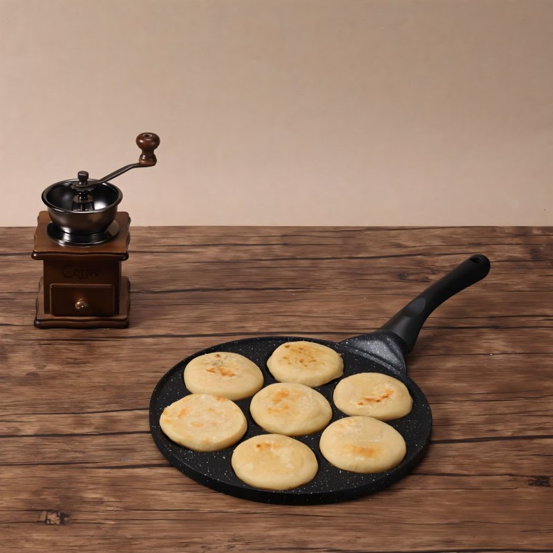 M046D (ALEJA2) Z034G PATELNIA DO NALEŚNIKÓW JAJEK PANCAKES PLACKÓW 26CM NON-STICK FOREMKI BUŹKI  -O905