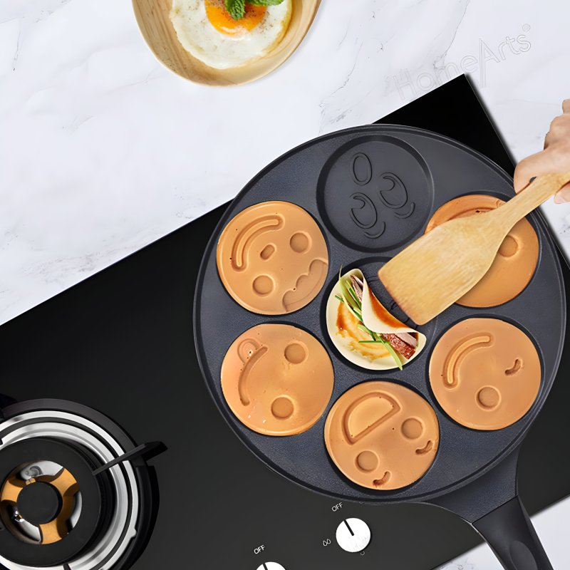 M046D (ALEJA2) Z034G PATELNIA DO NALEŚNIKÓW JAJEK PANCAKES PLACKÓW 26CM NON-STICK FOREMKI BUŹKI  -O905