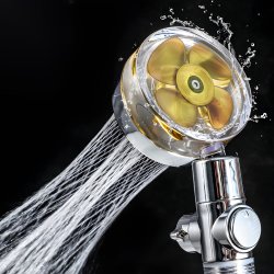M003D   SŁUCHAWKA PRYSZNICOWA Z TURBINĄ TURBO Z FILTREM 360 EKO JONIZACJA OSZCZĘDNA - O839