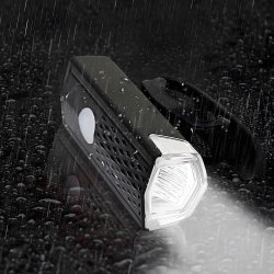 N135  ZESTAW LAMPEK ROWEROWYCH LED PRZÓD I TYŁ DO ROWERU + USB LAMPKI ROWEROWE - S207
