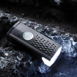 N135  ZESTAW LAMPEK ROWEROWYCH LED PRZÓD I TYŁ DO ROWERU + USB LAMPKI ROWEROWE - S207