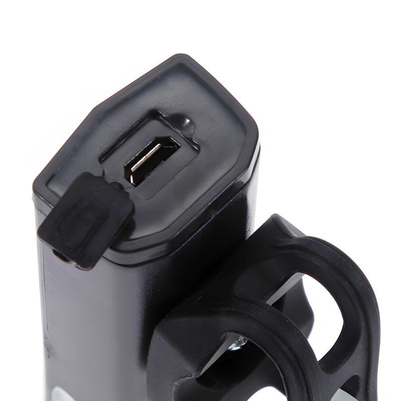 N135  ZESTAW LAMPEK ROWEROWYCH LED PRZÓD I TYŁ DO ROWERU + USB LAMPKI ROWEROWE - S207
