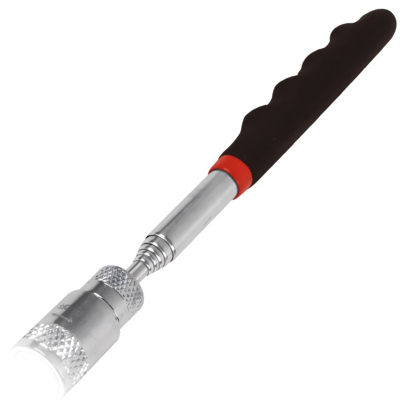 N267 CHWYTAK MAGNETYCZNY MAGNES TELESKOPOWY LATARKA DIODA LED DŁUGI 82CM - E611