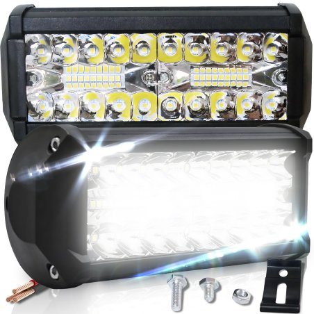 M065A (ALEJA2)  LAMPA HALOGEN ROBOCZA 40 LED SZPERACZ 120W 12V NAŚWIETLACZ - E902
