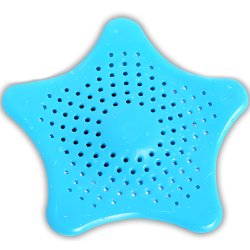 N326 SITKO SILIKONOWE ZLEWU WANNY UMYWALKI FILTR ODPŁYW niebieskie-O078-4