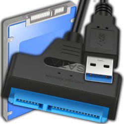 N350 ADAPTER USB 3.0 NA SATA 2,5 DO DYSKU HDD SSD KONWERTER KABEL PRZEJŚCIÓWKA -E276