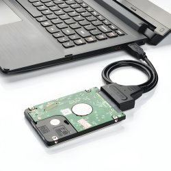 N350 ADAPTER USB 3.0 NA SATA 2,5 DO DYSKU HDD SSD KONWERTER KABEL PRZEJŚCIÓWKA -E276