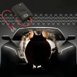 N345 ODSTRASZACZ ZWIERZĄT GRYZONI KUN MYSZY SZCZURÓW SAMOCHODOWY MOCNY 12-45KHZ - M029