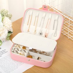N040 SZKATUŁKA PUDEŁKO NA BIŻUTERIĘ KUFEREK ORGANIZER ELEGANCKI ETUI KASETKA - U109