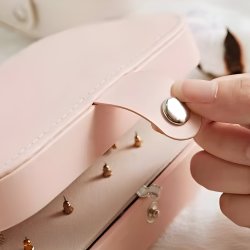 N040 SZKATUŁKA PUDEŁKO NA BIŻUTERIĘ KUFEREK ORGANIZER ELEGANCKI ETUI KASETKA - U109