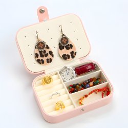 N040 SZKATUŁKA PUDEŁKO NA BIŻUTERIĘ KUFEREK ORGANIZER ELEGANCKI ETUI KASETKA - U109
