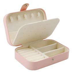 N040 SZKATUŁKA PUDEŁKO NA BIŻUTERIĘ KUFEREK ORGANIZER ELEGANCKI ETUI KASETKA - U109