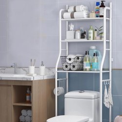 M005C   REGAŁ ŁAZIENKOWY SZAFKA 3 PÓŁKI PÓŁKA STOJAK NAD WC TOALETĘ SEDES SZAFA  -O1010