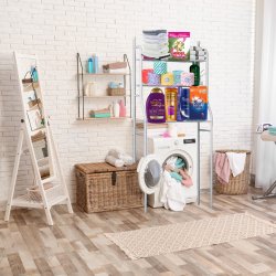 M005C   REGAŁ ŁAZIENKOWY SZAFKA 3 PÓŁKI PÓŁKA STOJAK NAD WC TOALETĘ SEDES SZAFA  -O1010