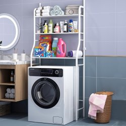 M005C   REGAŁ ŁAZIENKOWY SZAFKA 3 PÓŁKI PÓŁKA STOJAK NAD WC TOALETĘ SEDES SZAFA  -O1010