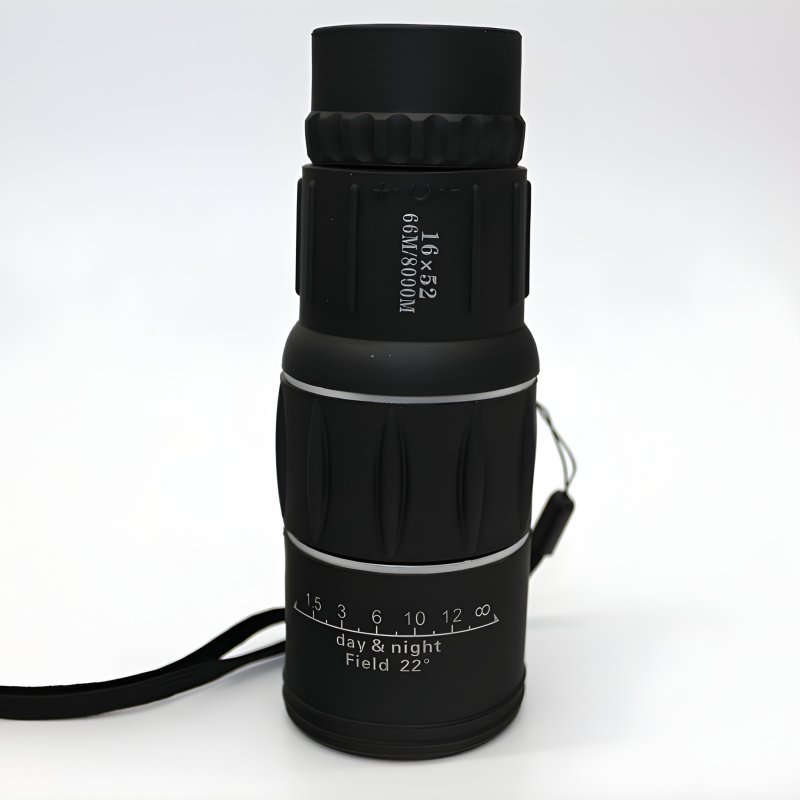 M000   MONOKULAR LUNETA LORNETKA BAK-4 NOC DZIEŃ 16x52 MYŚLIWSKA TELESKOP ETUI  - S050