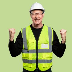 M002F   KAMIZELKA ODBLASKOWA OSTRZEGAWCZA ŻÓŁTA DROGOWA NA ROWER UNIWERSALNA BHP - O497