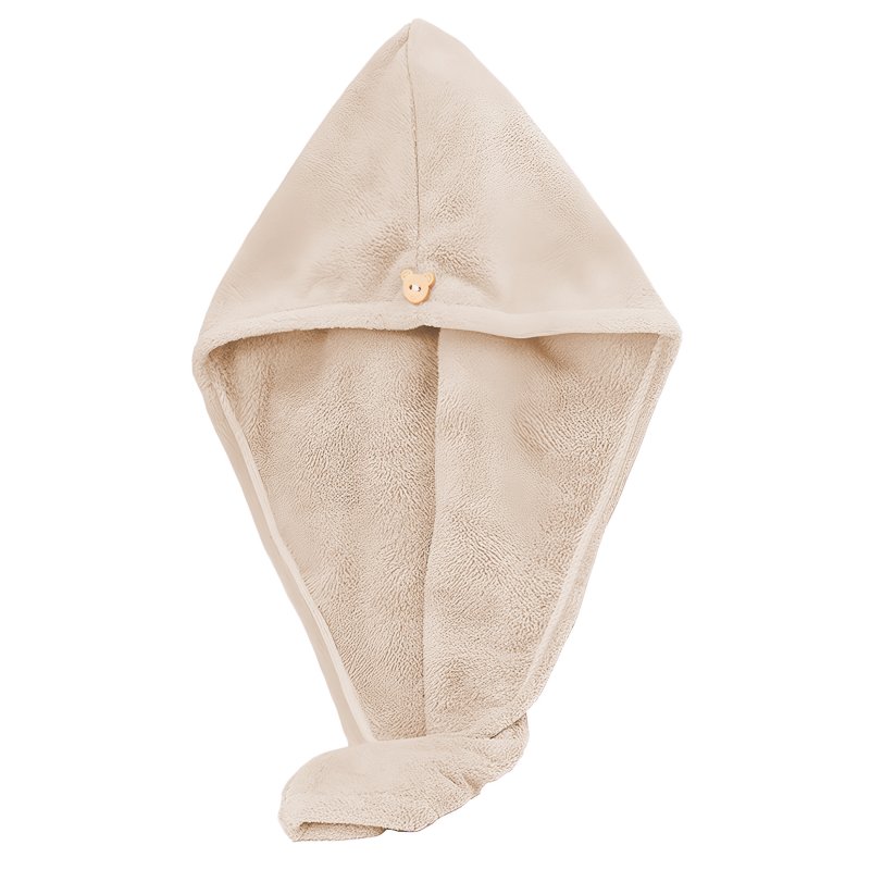 M000   RĘCZNIK NA GŁOWĘ DO WŁOSÓW TURBAN SZYBKOSCHNĄCY XL -O528-3 Brązowy