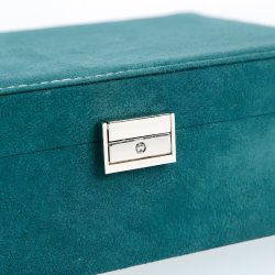 M015F (Aleja1) Z002D SZKATUŁKA NA BIŻUTERIĘ ZEGARKI ORGANIZER PUDEŁKO ELEGANCKI KUFEREK POJEMNY - U133-1