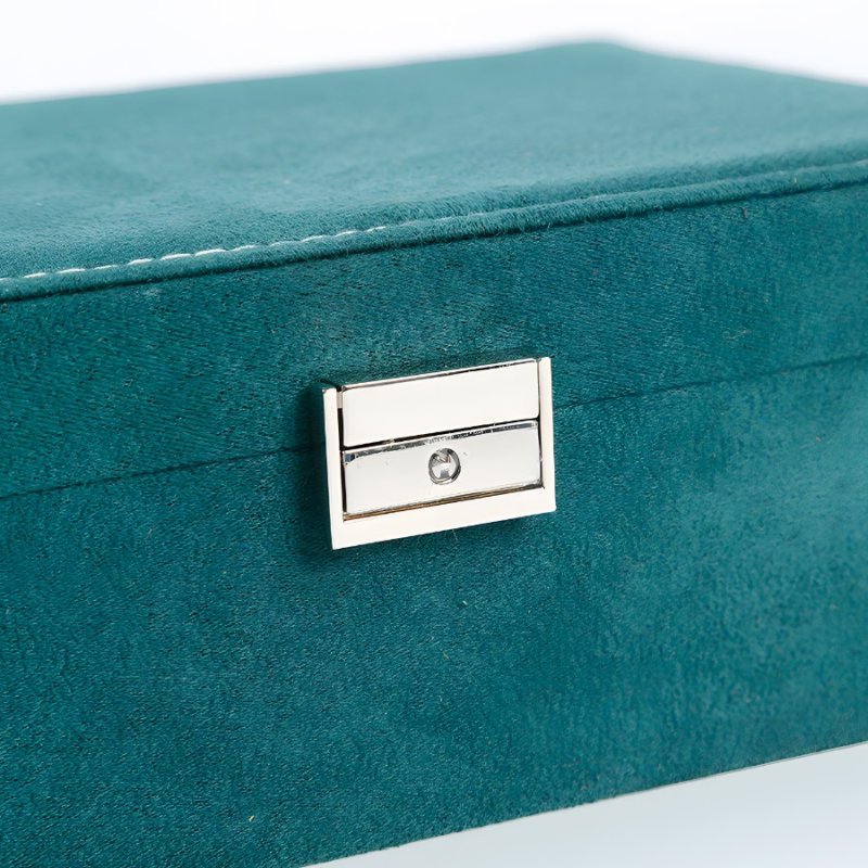 M015F (Aleja1) Z002D SZKATUŁKA NA BIŻUTERIĘ ZEGARKI ORGANIZER PUDEŁKO ELEGANCKI KUFEREK POJEMNY - U133-1